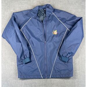 Golf Windbreaker Jacket Men XL Blue Houston Open Retro 90s Lightweight Zip Up